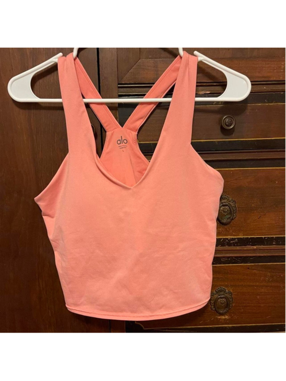 Alo Yoga Airbrush Real Bra Tank Coral size L
Includes pads
#activewear #yoga #a